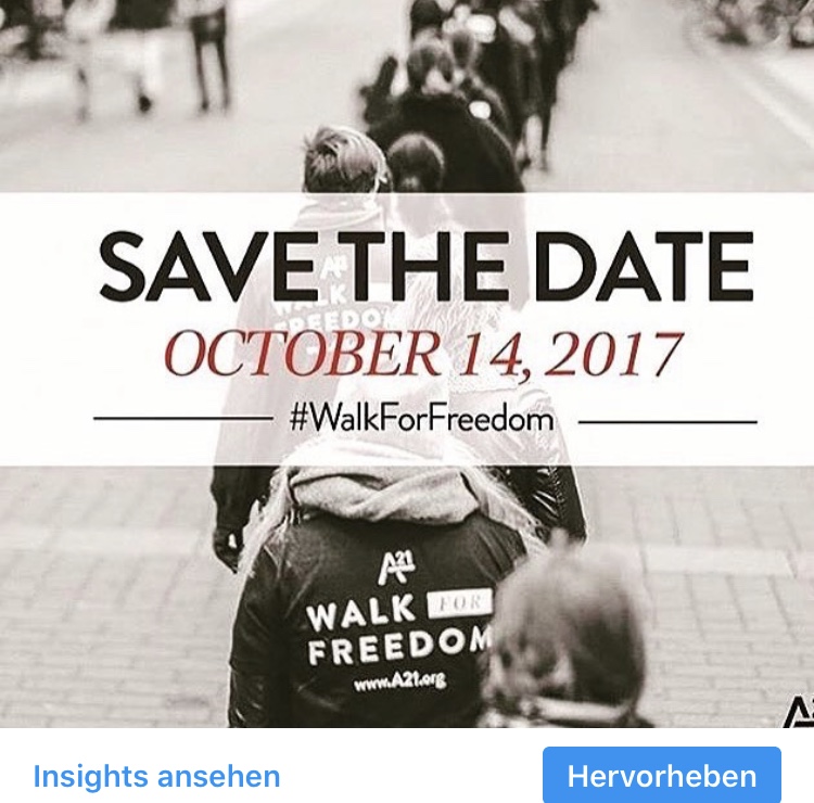 Hand in Hand für die Freiheit